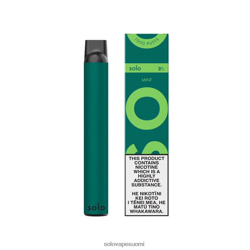 Solo kertakäyttöinen vape minttu 8BJF0R1 - Solo Vape Suomi