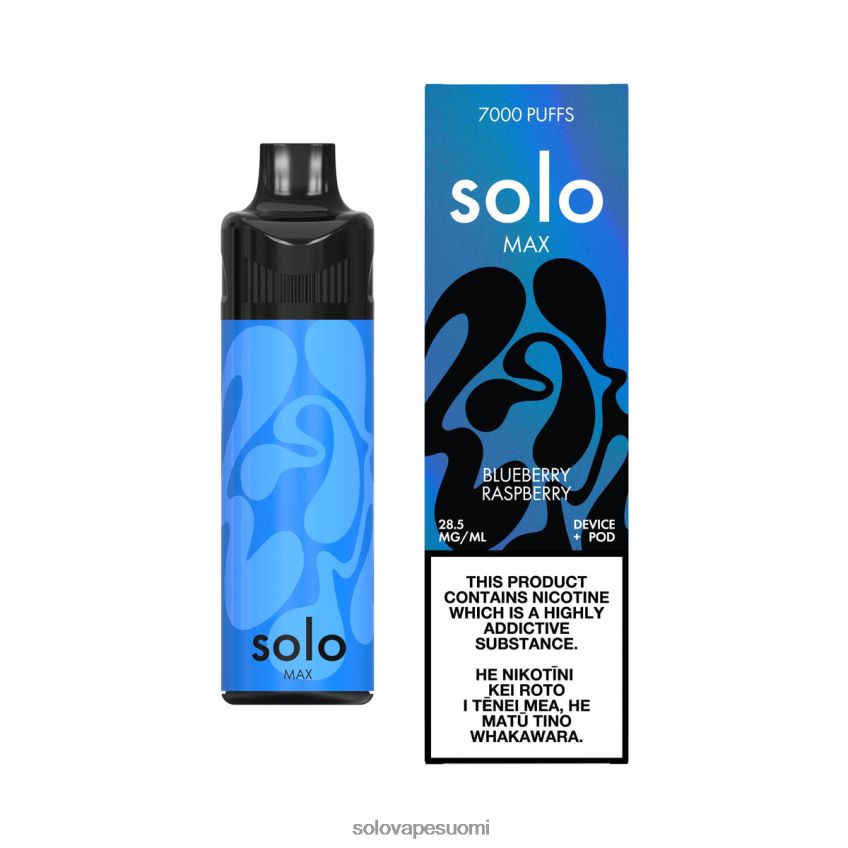 Solo MAX pod-sarja mustikka vadelma 8BJF0R65 - Solo Kit Hinta