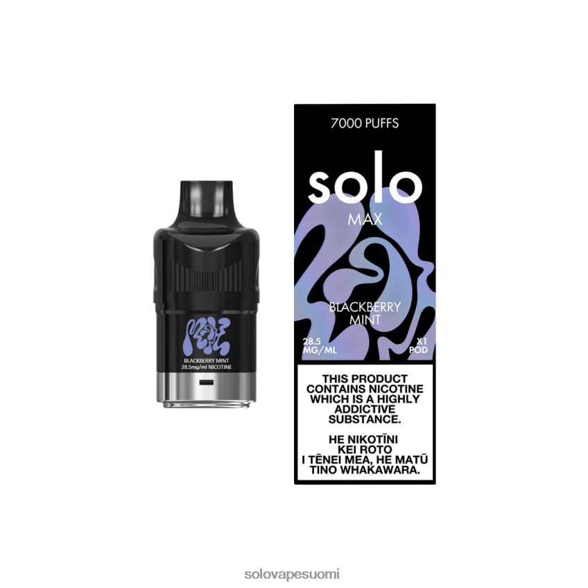 Solo MAX pod karhunvatukka minttu 8BJF0R73 - Solo Vape Suomi