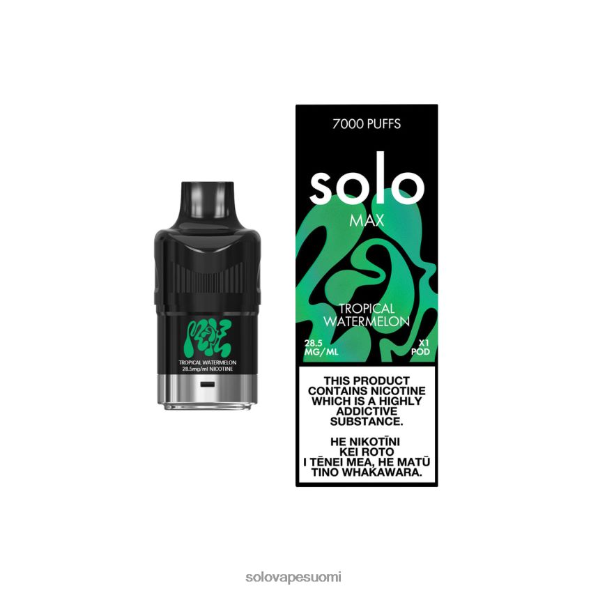 Solo MAX pod trooppinen vesimeloni 8BJF0R82 - Solo Kit Vape
