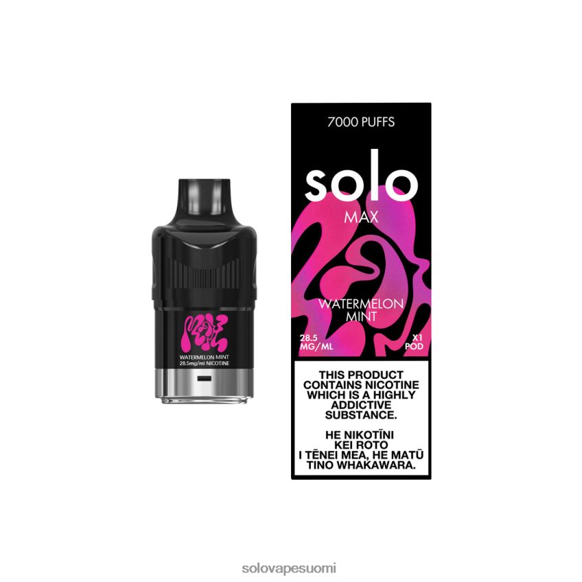 Solo MAX pod vesimeloni minttu 8BJF0R86 - Solo Vape Kit