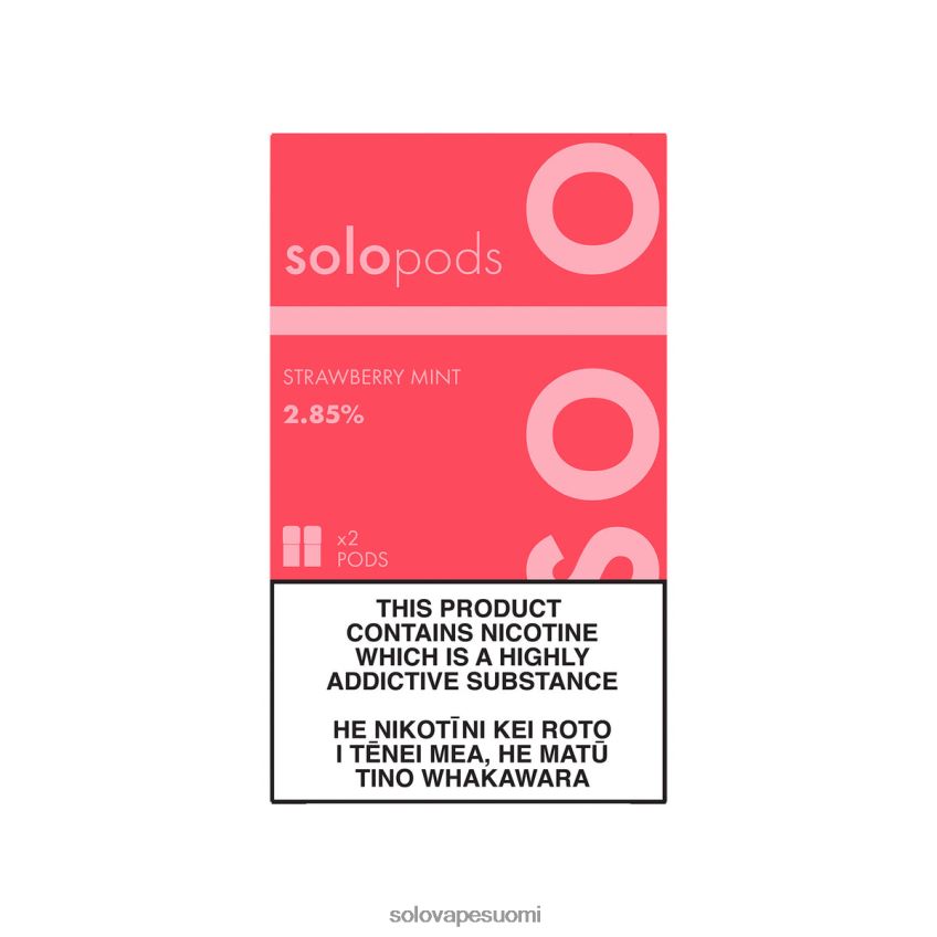 Solo vaihtokotelo 2 kpl mansikka minttu 8BJF0R60 - Solo Vape Helsinki