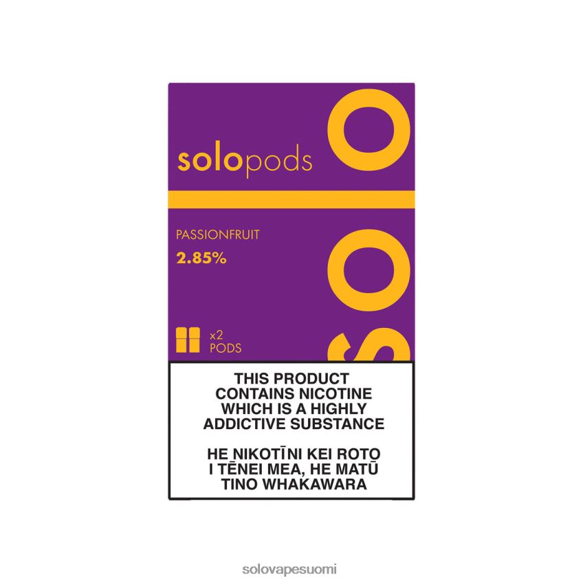 Solo vaihtokotelo 2 kpl passionhedelmä 8BJF0R56 - Solo Vape Kit