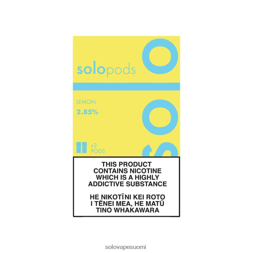 Solo vaihtokotelo 2 kpl sitruuna 8BJF0R55 - Solo Vape Suomi