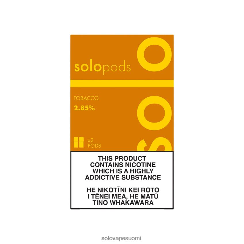 Solo vaihtokotelo 2 kpl tupakka 8BJF0R50 - Solo Vape Kit
